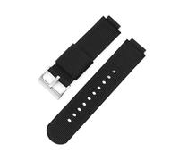 KTRSAVSSA Watch Strap Compatible With Casio G-SHOCK GA-100/700/800/900 GM-110 GD-110 GM-2100 AQ-S810 AE-1000 Men Women Nylon Canvas Bracelet 16mm 18mm(Black01,18mm)
