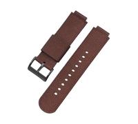 KTRSAVSSA Watch Strap Compatible With Casio G-SHOCK GA-100/700/800/900 GM-110 GD-110 GM-2100 AQ-S810 AE-1000 Men Women Nylon Canvas Bracelet 16mm 18mm(Brown02,18mm)