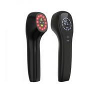 KTS Handheld Red Light Device,12 x 650nm&2X 808nm Pain Relief Device for Natural Joint Muscle Knee Back Arm Black