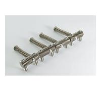 KTS Titanium Bass Saddles - Knurled