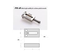 KTS Titanium Strat Block Saddles 10.8mm String Spacing