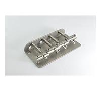 KTS Titanium Vintage Bass Style Bridge Set - Titanium saddles and titanium bridge plate