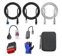 KTTOOL 6 Pcs Diagnostic Cables Set for Tesla Model S 3 X Y, USB OBD2 Diagnostic Tools Adapter, with OBDII Adapter Harness 1013230-00-A, 1137658-00-C, 1930388-00-A