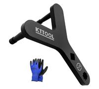 KTTOOL New Lower Control Arm Prying Tool, Suspension Specialty Bushing Tool, Lower Ball Joint Pry, Control Arm Tool Bushing Removal Tool Designed to Work with a 1/2" Drive Extension Breaker Bar