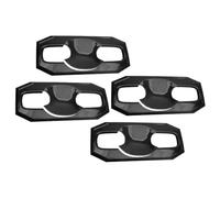 KTTWLHGRB Car Exterior Door Handle Bowl Cover Trim for Tundra 2022-2023 Black Carbon Fiber Style manija de puerta de carro