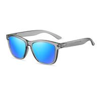 KTUCN 1PC Polarized Sunglasses Men Women Mirrored Driving Fishing Sun Glasses With UV400 Protection Classic Retro Shades,Black Blue,Ice Blue,HFA,001