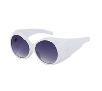 KTUCN 2025 Runway Style Round Frame Sunglasses for Women Trendy Fashion Party Eyewear UV400 All-Weather Protection,C4,HFA,001