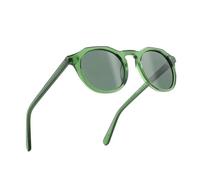 KTUCN 2025 Vintage Acetate Polarized Sunglasses Women Men Retro Round UV400 Sunglasses,011,HFA,001