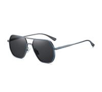 KTUCN Aluminum Magnesium Sunglasses for Men Polarized Sunglass Male Photochromic Night Vision Fishing Driving Sun glasses,Blue Polarized,HFA,001