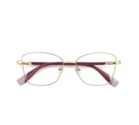 KTUCN Anti-blue light spring hinge women's metal colorful cat eye glasses frame leopard print glasses UV400,red,BH01