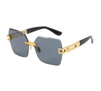 KTUCN Borderless Trimming Sunglasses Women's Fashion Sun Glasses Women Color Lens Trend Eyewear UV400,A1,1PC