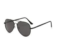 KTUCN Classic Men And Women Polarized Sunglasses Fashion Metal Driving Fishing Sun Glasses Man Vintage Sunglass UV400 Eyeglasses,h,01 BLACK