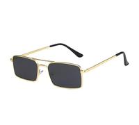 KTUCN Classic Retro Women's Sunglasses Summer Styles Steampunk Sun Glasses Female Vintage Chic Shades Red Yellow,gold black,138mm