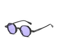 KTUCN Classic Vintage Sunglasses Men Small Round Retro Punk Ocean Color Sun Glasses Gradient Cle