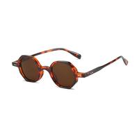 KTUCN Classic Vintage Sunglasses Men Small Round Retro Punk Ocean Color Sun Glasses Gradient Clear Lens UV400 Driving Eyewear,5,HFA,001