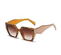 KTUCN Fashion Cat Eye Sunglasses Women 2025 Vintage Square Punk Sun Glasses For Ladies Shades Retro Eyewear UV400,2246,C1,1 Double Gray