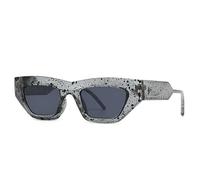 KTUCN Fashion Cat Eye Women Sunglasses Vintage Candy Color Eyewear Men Rivets Gradient Sun Glasses UV400,Grey Grey,BH01