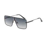 KTUCN Fashion Oversized Sunglasses For Men Big Frame 2025 Metal Frame Sun Glasses Man Retro Shades Eyewear,C7GrayGreen,HFA,001