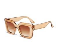 KTUCN Fashion Oversized Sunglasses Women Plastic Female Big Frame Gradient S