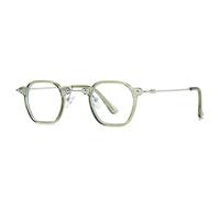 KTUCN Fashion Sunglasses Men Women Retro Steam Punk Shades Small Round Gradient Glasses Vintage Driving Eyewear,Green Clear,BH01