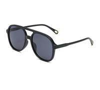 KTUCN Fashion Sunglasses Women Big Frame Leopard Green Eyewear Trending Sun Glasses Cool Driving Shades UV400,Black Grey,BH01