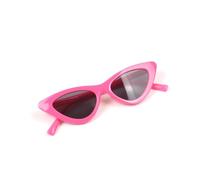 KTUCN Kids Fashion Triangle Cat-Eye Sunglasses with Light Tinted Lenses Sun Glasses Trendy Stylish Personality Design Eyewear,krose red,HFA,001