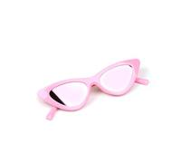 KTUCN Kids Fashion Triangle Cat-Eye Sunglasses with Light Tinted Lenses Sun Glasses Trendy Stylish Personality Design Eyewear,pin,HFA,001