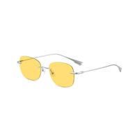 KTUCN Night Vision Sunglasses Women Light Pure Titanium Driving Sun Glasses Photochromic Uv400 Glasses,h,silver