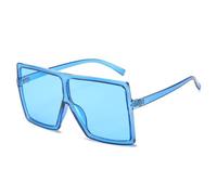 KTUCN Oversized Big Shades Woman Sunglasses Vintage Sun Glasses Retro Flat Black Glasses Unisex,15,BH01