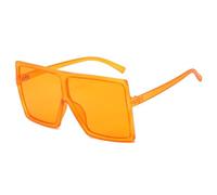 KTUCN Oversized Big Shades Woman Sunglasses Vintage Sun Glasses Retro Flat Black Glasses Unisex,17,BH01