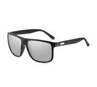 KTUCN Oversized Polarized Sunglasses For Men Women Fashion Driving Vintage Fishing Travel Big Frame Sun Glasses UV400 Eyewear,Silver,BH01