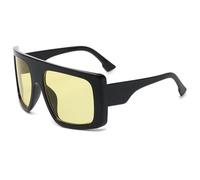 KTUCN Oversized Sunglasses Women Retro Black Gradient Sun Glasses For Men B