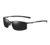 KTUCN Photochromic Men Polarized Sunglasses Male Metal Square Glasses Driving Sun Glasses UV400 Outdoor Sports Cycling Goggles,01,HFA,001