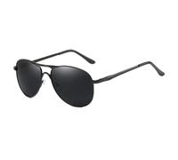 KTUCN Polarized Sunglasses Men Women Driving Fishing Sun Glasses Male Metal Sunglasses For Man UV400,h,BlackSilver,Gray