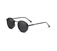 KTUCN Polarizing Glasses Retro Round Frame Sunglasses for Men Women Polarized Driving Anti Glare