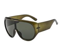KTUCN punk Oversized Y2K One-Piece Goggle Sun Glasses Windproof Eyewear,C5G
