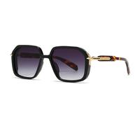 KTUCN Retro sunglasses with metal legs,Gradient gray,BH01