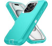 KTUCN Shockproof Defender Phone Case for Iphone 16 11 12 13 14 15 17 Pro Max XSMAX 7 8 16E Hard Back Cover with Clip,Light Gre
