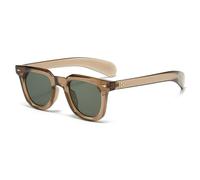 KTUCN Square Rivet Punk-Style Sunglasses - UV400 Fashion Shades