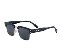 KTUCN Steampunk Polarized Square Sunglasses Men 2025 Punk Metal Outdoor UV400 Sun Glasses Classic Driving Shades, PolarizedC1,HFA,001