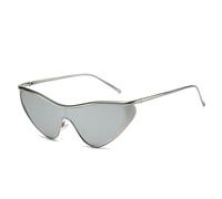 KTUCN Street Hip-hop Large-framed Triangular Cat-eye Sunglasses Personality UV Resistant Unisex Glasses,