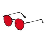 KTUCN Vintage Small Round Sunglasses Woman Classic Retro Sun Glasses Male Mirror Fashion Female Shades,HD6,BH01
