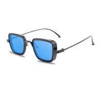 KTUCN Vintage Steampunk Sunglasses Men 2025 Retro Metal Eyewear Trendy Sun Glasses Shades For Women,h,3,Gold,Yellow