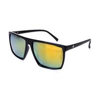 KTUCN Vintage Steampunk Sunglasses Mens All Black Coated Sunglasses Womens Retro Eyewear,HD4,BH01