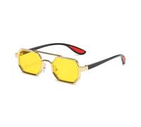 KTUCN Vintage Sunglasses for Men Steampunk Eyewear Retro Women Punk Style Fa