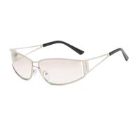 KTUCN Y2k Sunglasses Gradient Goggle Sun Glasses Steampunk Glasses Shades,