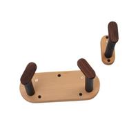 KTUXZCI Adjustable Guitar Wall Mount Hanger Offers Solid Beech Wood Base