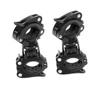 KTUXZCI Bike Flashlight Holders Sturdy Attachments Allowing Secure Mounting of Lights with Little Effort Required Bicycle Light Clips Supplies Multifunction