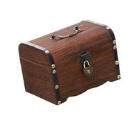 KTUXZCI Delightful Wooden Box Money Case Vintage Piggy Bank Beautiful Craftsmanship Elegant Storage Gifts and Savings Treasure Storage Box Valentines Day
