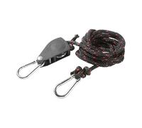 KTUXZCI Heavy Duty Soft Loop Ratchet Tie Down Strap Equipped With Load-bearing for Buckle Tightening Adjustment Gardening Heavy Duty Locking Tire Short Dirt Bike Hangers, Black and Red, 2M